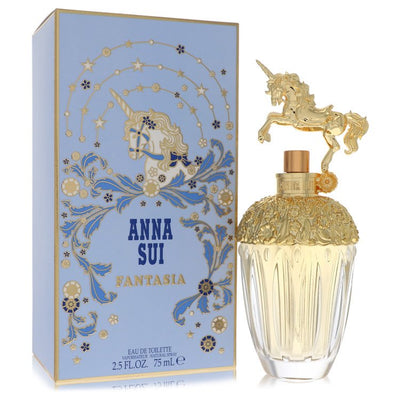 An image displaying Anna Sui Fantasia by Anna Sui Eau De Toilette Spray 2.5 oz for Women by Anna Sui