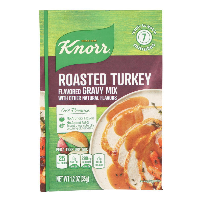 Knorr Gravy Mix - Roasted Turkey Flavored - 1.2 Ounce - Case Of 12