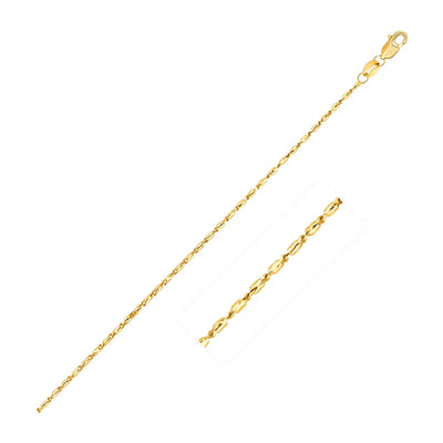 An image displaying 14k Yellow Gold Lumina Pendant Chain 0.9mm by Orca Market