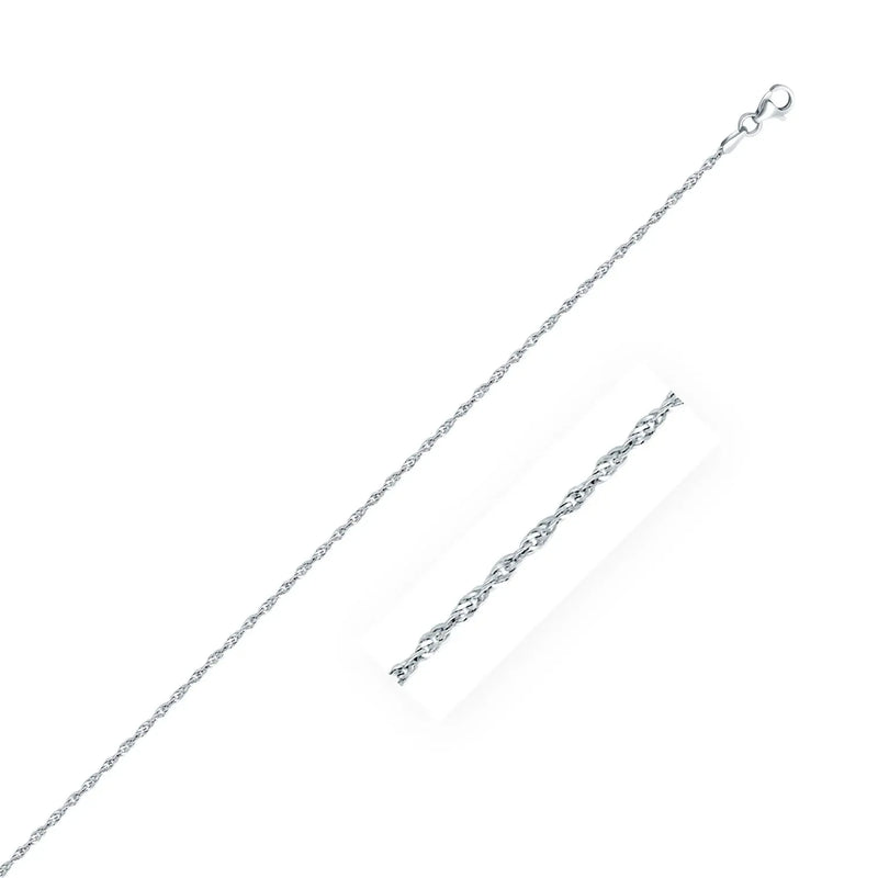 An image displaying Sterling Silver 2.0mm Singapore Style Chain by Orca Market
