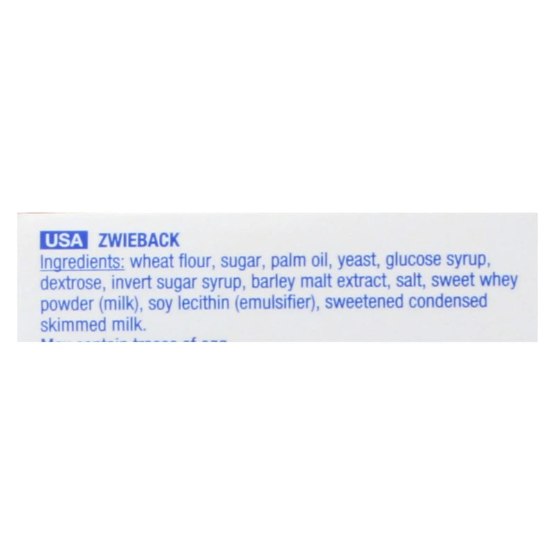 Brandt Zwieback - Case Of 10 - 8 Ounce