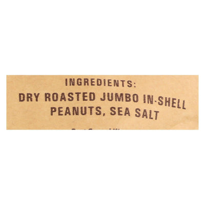 Cb's Nuts Peanuts - Low Sodium - Jumbo - In Shell - Case Of 12 - 12 Oz - Orca Market