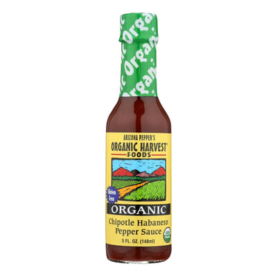 Organic Harvest Pepper Sauce - Chipotle Habanero - Case Of 12 - 5 Oz. - Orca Market