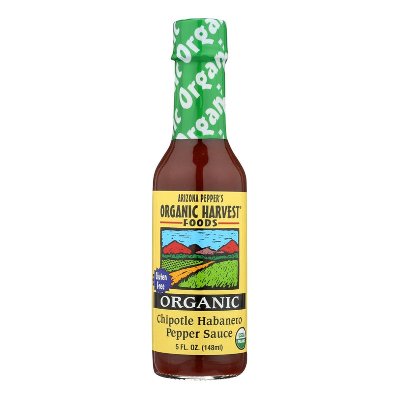 Organic Harvest Pepper Sauce - Chipotle Habanero - Case Of 12 - 5 Oz. - Orca Market