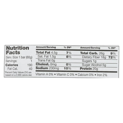 An image displaying No Cow Bar Chunky Peanut Butter Bar - Case Of 12 - 2.12 Ounce by No Cow Bar