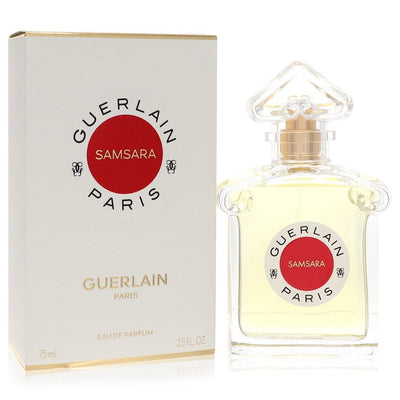 An image displaying Samsara by Guerlain Eau De Parfum Spray 2.5 oz for Women by Guerlain