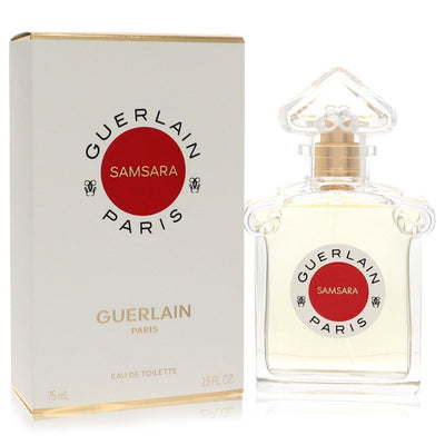 An image displaying Samsara by Guerlain Eau De Toilette Spray 2.5 oz for Women by Guerlain