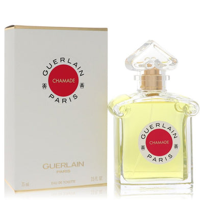 An image displaying Chamade by Guerlain Eau De Toilette Spray 2.5 oz for Women by Guerlain