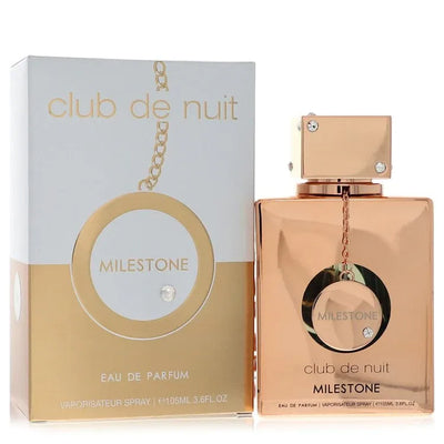 An image displaying Club De Nuit Milestone by Armaf Eau De Parfum Spray 6.7 oz for Men by Armaf