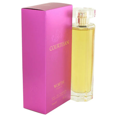 An image displaying Courtesan by Worth Eau De Parfum Spray 3 oz for Women by Worth