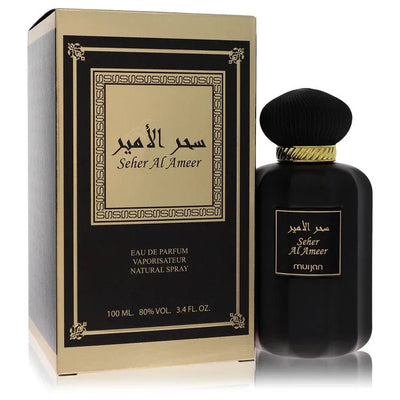 An image displaying Dumont Murjan Seher Al Ameer by Dumont Paris Eau De Parfum Spray 3.4 oz for Men by Dumont Paris