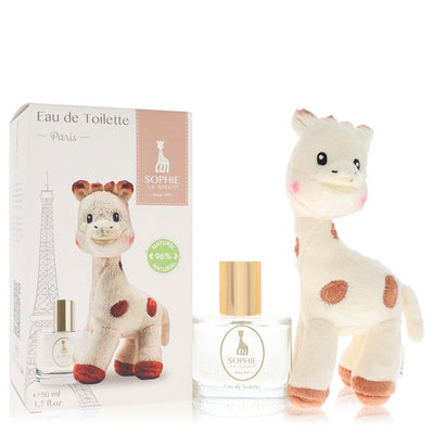An image displaying Sophie La Girafe by Sophie La Girafe Eau De Toilette Spray 1.7 oz for Women by Sophie La Girafe