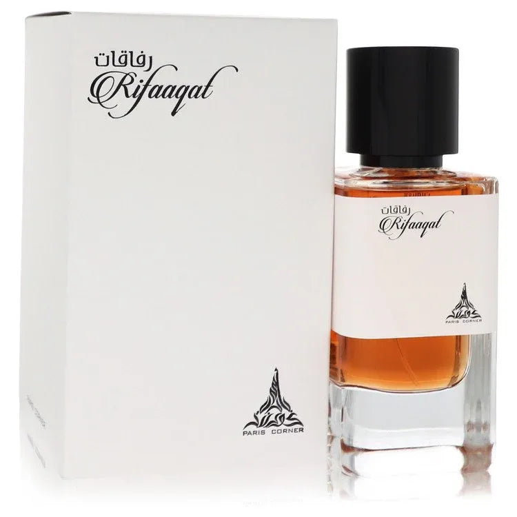 An image displaying Paris Corner Rifaaqat by Paris Corner Eau De Parfum Spray 2.8 oz for Men by Paris Corner