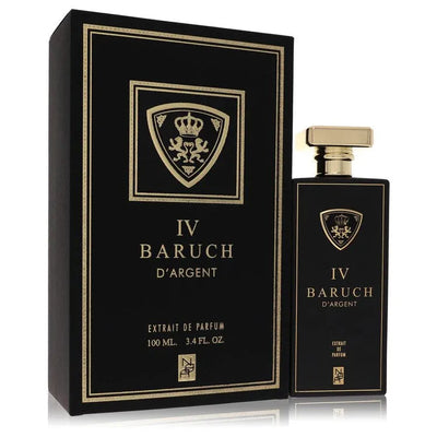 An image displaying IV Baruch D'Argent by Dumont Paris Extrait De Parfum Spray 3.4 oz for Men by Dumont Paris