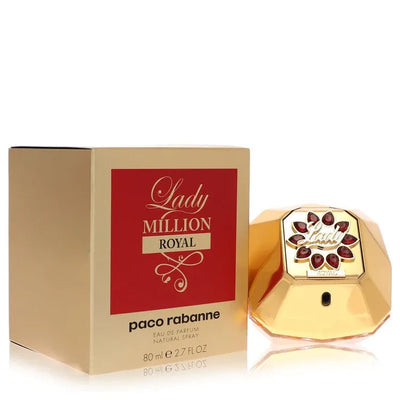 An image displaying Lady Million Royal by Paco Rabanne Eau De Parfum Spray 1.7 oz for Women by Paco Rabanne