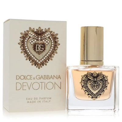 An image displaying Dolce & Gabbana Devotion by Dolce & Gabbana Eau De Parfum Spray 1 oz for Women by Dolce & Gabbana