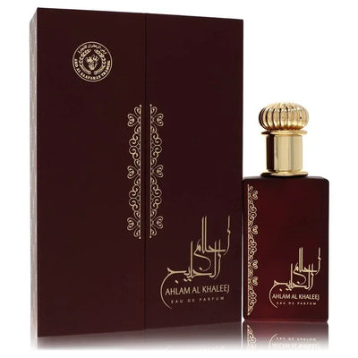 An image displaying Ard Al Zaafaran Ahlam Al Khaleej by Al Zaafaran Eau De Parfum Spray 2.7 oz for Men by Al Zaafaran