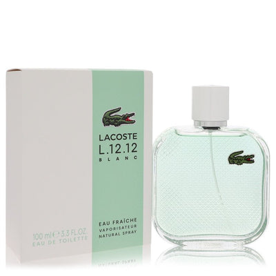 An image displaying Lacoste Eau De Lacoste L.12.12 Blanc Eau Fraichie by Lacoste Eau De Toilette Spray 3.4 oz for Men by Lacoste