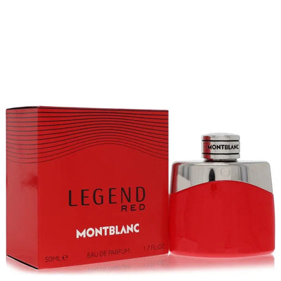 An image displaying Montblanc Legend Red by Mont Blanc Eau De Parfum Spray 1.7 oz for Men by Mont Blanc