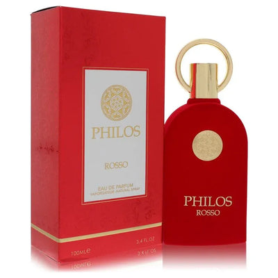 An image displaying Maison Alhambra Philos Rosso by Maison Alhambra Eau De Parfum Spray 3.4 oz for Men by Maison Alhambra