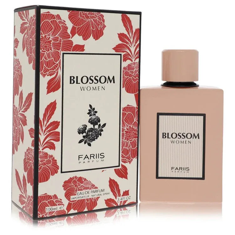 An image displaying Fariis Blossom by Fariis Parfum Eau De Parfum Spray 3.4 oz for Women by Fariis Parfum