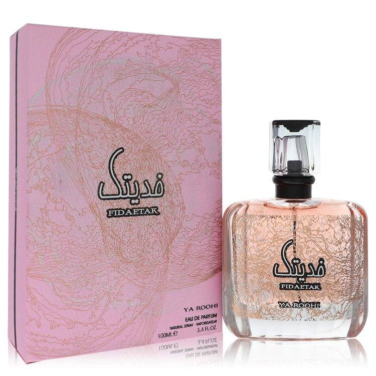 An image displaying Ard Al Zaafaran Fidaetak Ya Roohi by Al Zaafaran Eau De Parfum Spray 3.4 oz for Women by Al Zaafaran