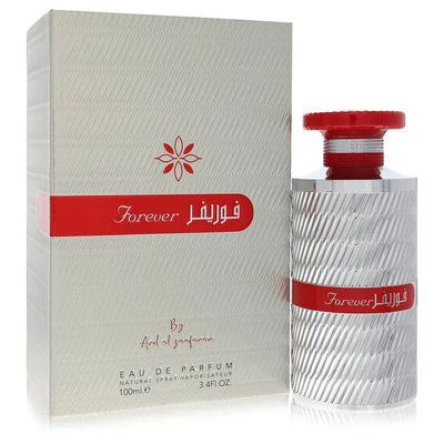 An image displaying Ard Al Zaafaran Forever Silver by Al Zaafaran Eau De Parfum Spray 3.4 oz for Men by Al Zaafaran