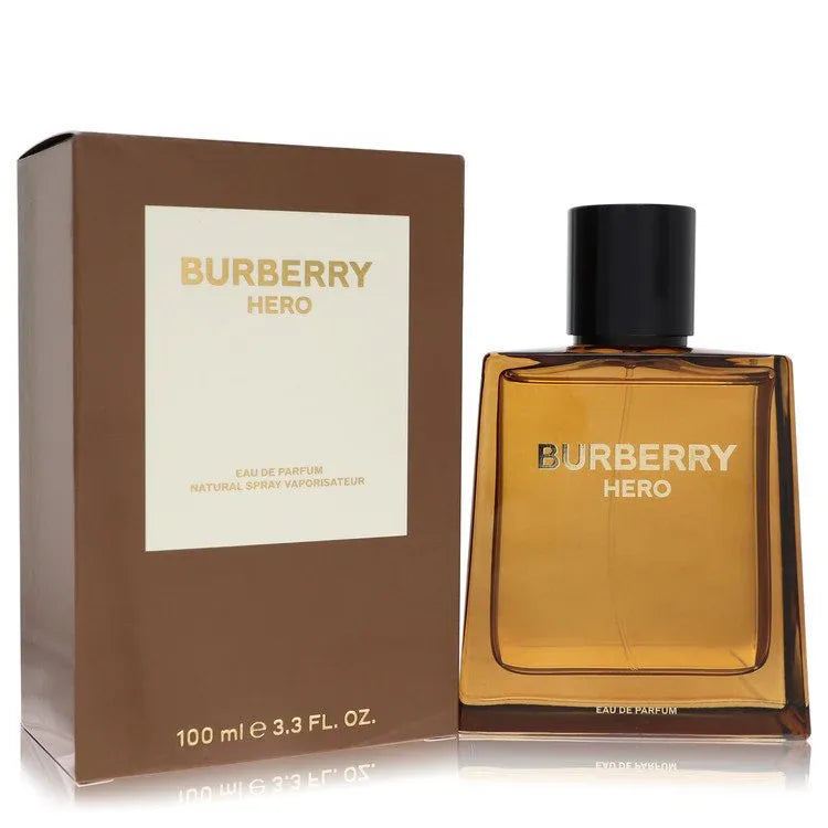 An image displaying Burberry Hero by Burberry Eau De Parfum Spray 3.4 oz for Men by Burberry