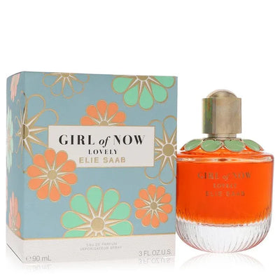 An image displaying Girl of Now Lovely by Elie Saab Eau De Parfum Spray 3 oz for Women by Elie Saab