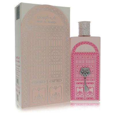 An image displaying Ard Al Zaafaran Bab Al Wardi by Al Zaafaran Eau De Parfum Spray 3.4 oz for Women by Al Zaafaran