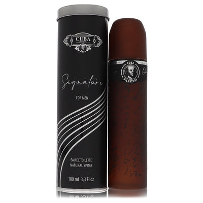 An image displaying Cuba Signature by Cuba Eau De Toilette Spray 3.3 oz for Men by Cuba