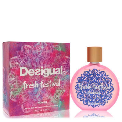 An image displaying Desigual Fresh Festival by Desigual Eau De Toilette Spray 3.4 oz for Women by Desigual