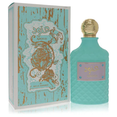 An image displaying Ard Al Zaafaran Anoud by Al Zaafaran Eau De Parfum Spray 3.4 oz for Men by Al Zaafaran