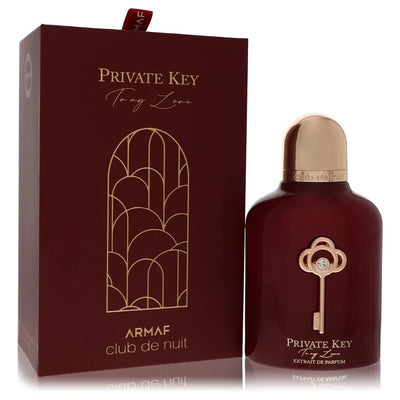 An image displaying Club De Nuit Private Key To My Love by Armaf Extrait De Parfum Spray 3.4 oz for Women by Armaf