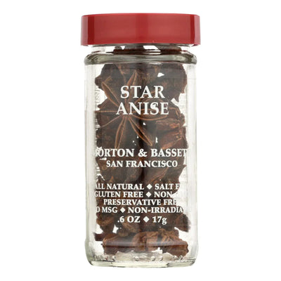An image displaying Morton And Bassett Seasoning - Star Anise - .6 Ounce - Case Of 3 by Morton & Bassett