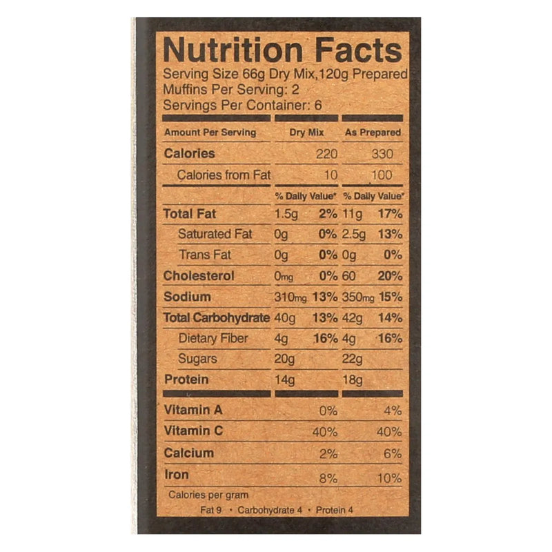 An image displaying Kodiak Cakes Muffin Mix - Case Of 6 - 14 Ounce by Kodiak Cakes