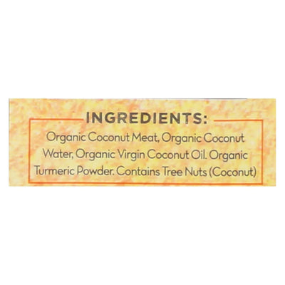 An image displaying Nuco Organic Turmeric Coconut Wraps - Case Of 12 - 2.47 Ounce by Nuco