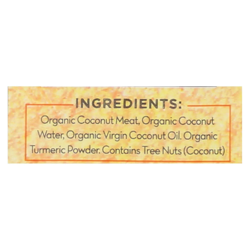An image displaying Nuco Organic Turmeric Coconut Wraps - Case Of 12 - 2.47 Ounce by Nuco