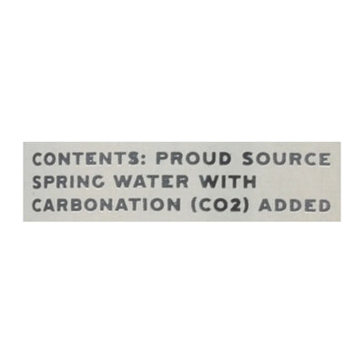 An image displaying Proud Source - Water Spk Natural Spring - Case Of 24-16 Fz by Proud Source Water