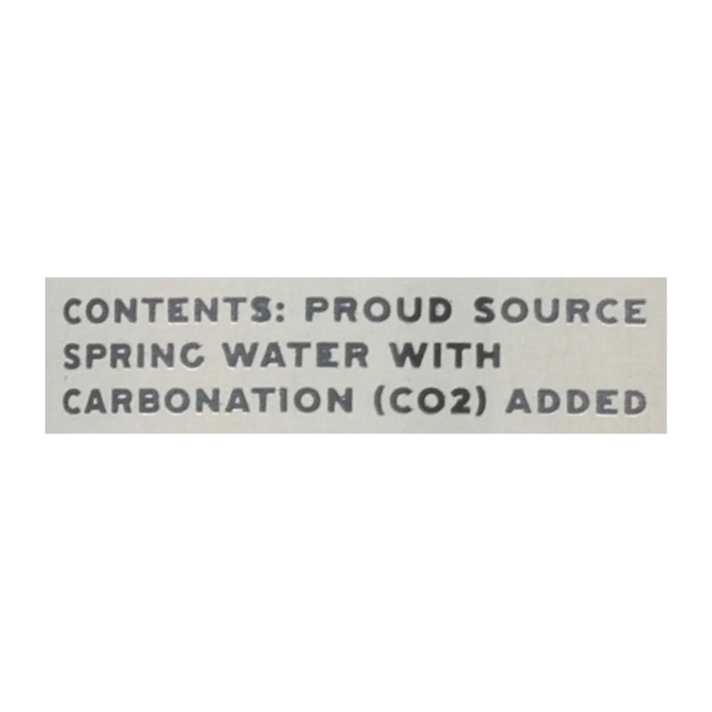 An image displaying Proud Source - Water Spk Natural Spring - Case Of 24-16 Fz by Proud Source Water