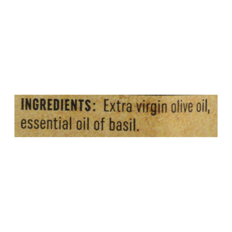 Lucini Italia Extra Virgin Tuscan Basil Olive Oil - Case Of 6 - 8.5 Ounce