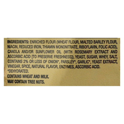 An image displaying Reese Premium Croutons - Onion And Garlic - Case Of 12 - 6 Ounce by Reese