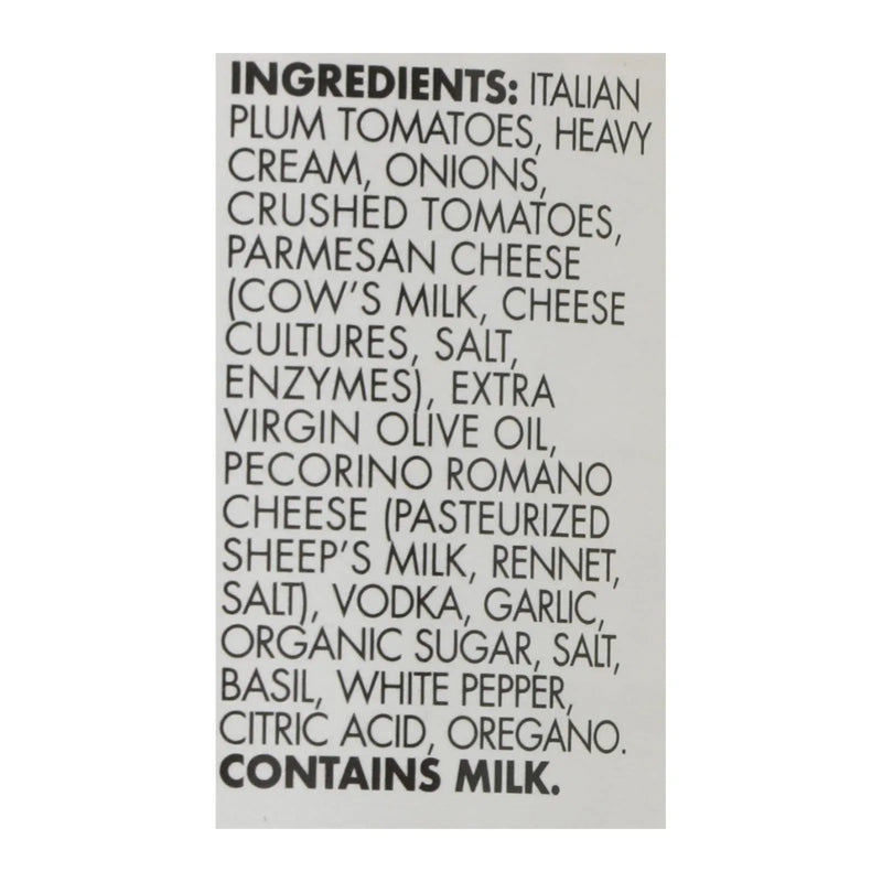 An image displaying Delallo - Sauce - Fresco - Vodka - Case Of 6 - 25.25 Fl Ounce by Delallo