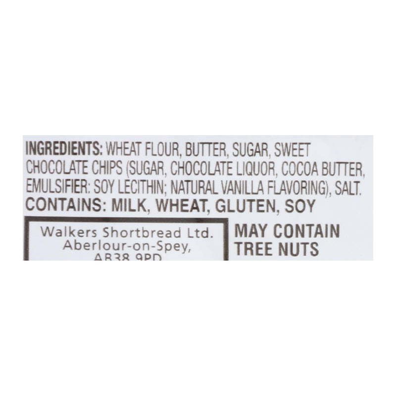 Walkers Shortbread - Cookies 2 Ch Chips 20ct Display - Case Of 20 - 1.4 Ounce
