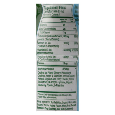 Brain Juice - Brain Juce Decaf Peach Mango - Case Of 12 - 2.5 Ounce