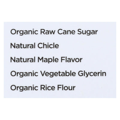 An image displaying Simply Gum All Natural Gum - Maple - Case Of 12 - 15 Count by Simply Gum