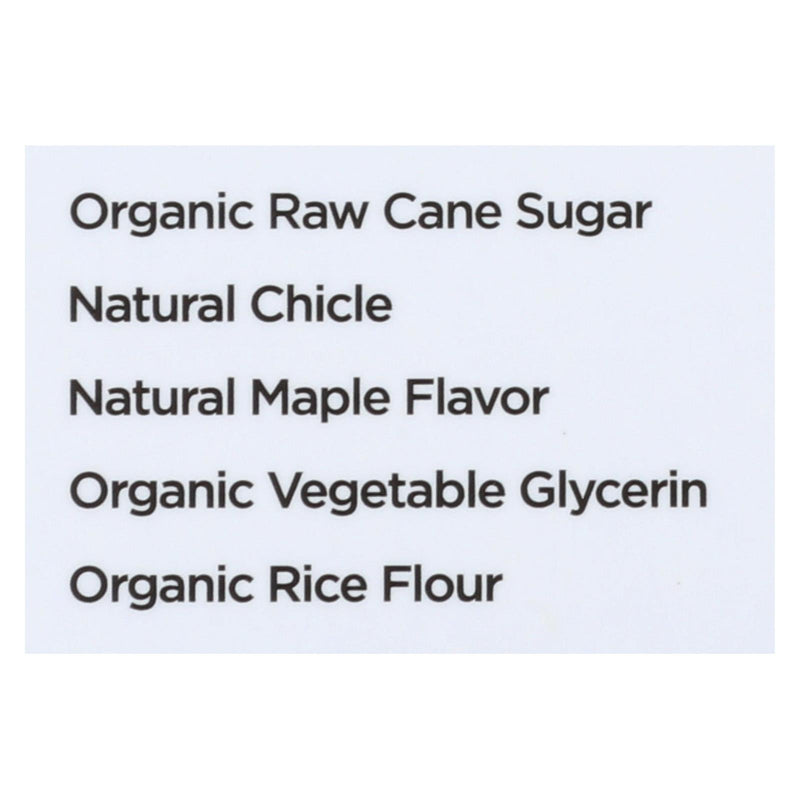 An image displaying Simply Gum All Natural Gum - Maple - Case Of 12 - 15 Count by Simply Gum