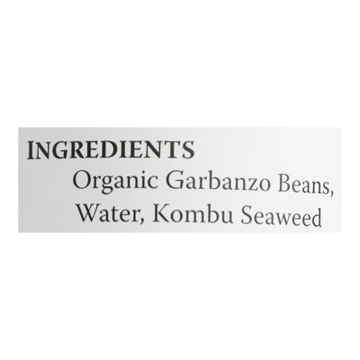 Eden Foods Organic Garbanzo Beans - Case Of 12 - 15 Oz. - Orca Market