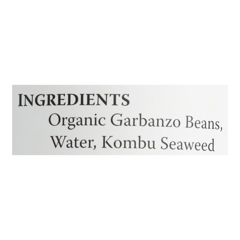 Eden Foods Organic Garbanzo Beans - Case Of 12 - 15 Oz. - Orca Market