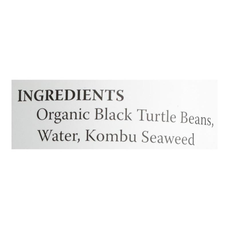 Eden Foods Organic Black Beans - Case Of 12 - 15 Oz. - Orca Market